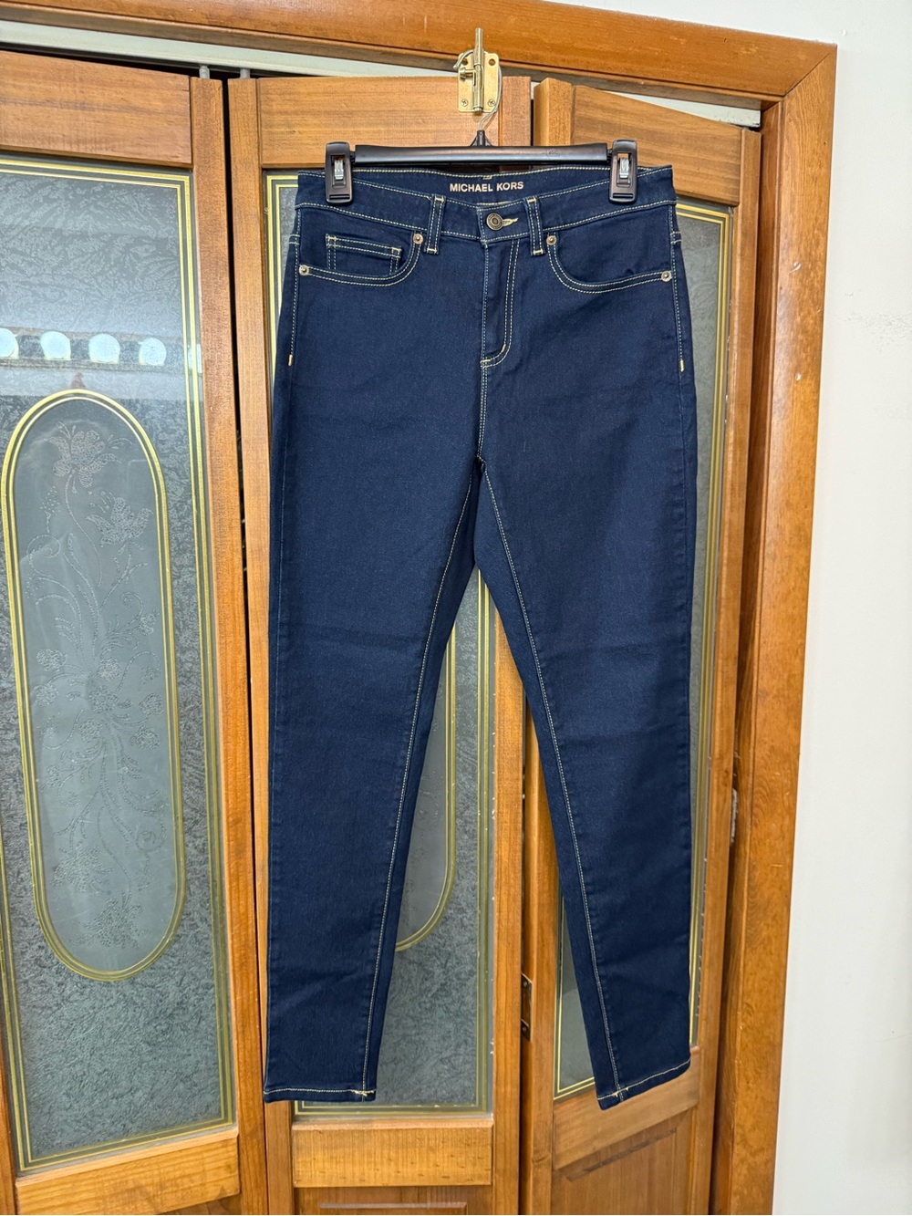 Michael Kors Women’s Dark Blue Slim Jeans, LIKE NEW